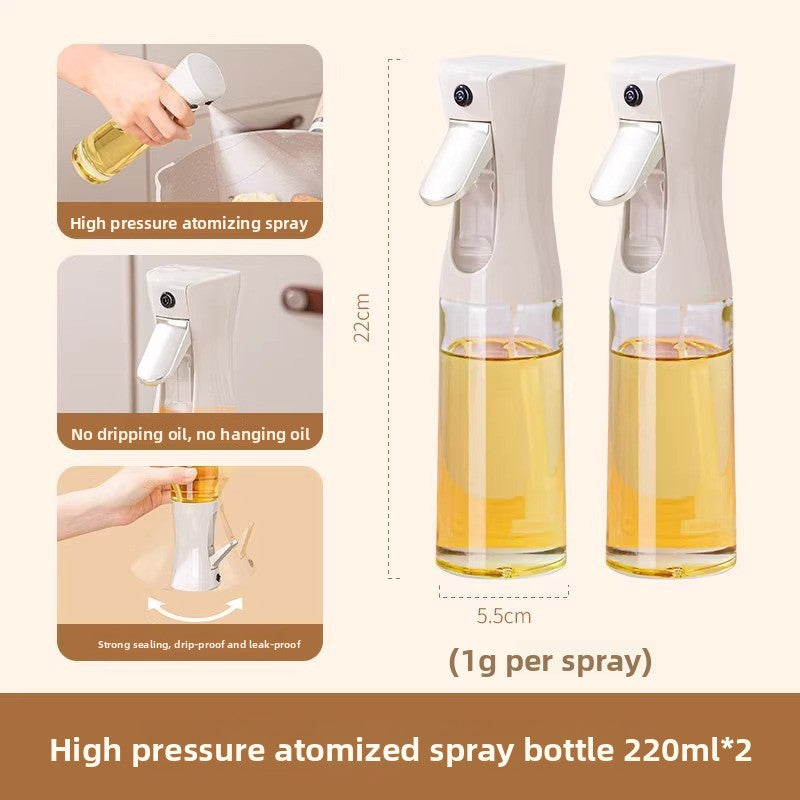 Glass Oil Spray Bottle for Kitchen and Air Fryer Use