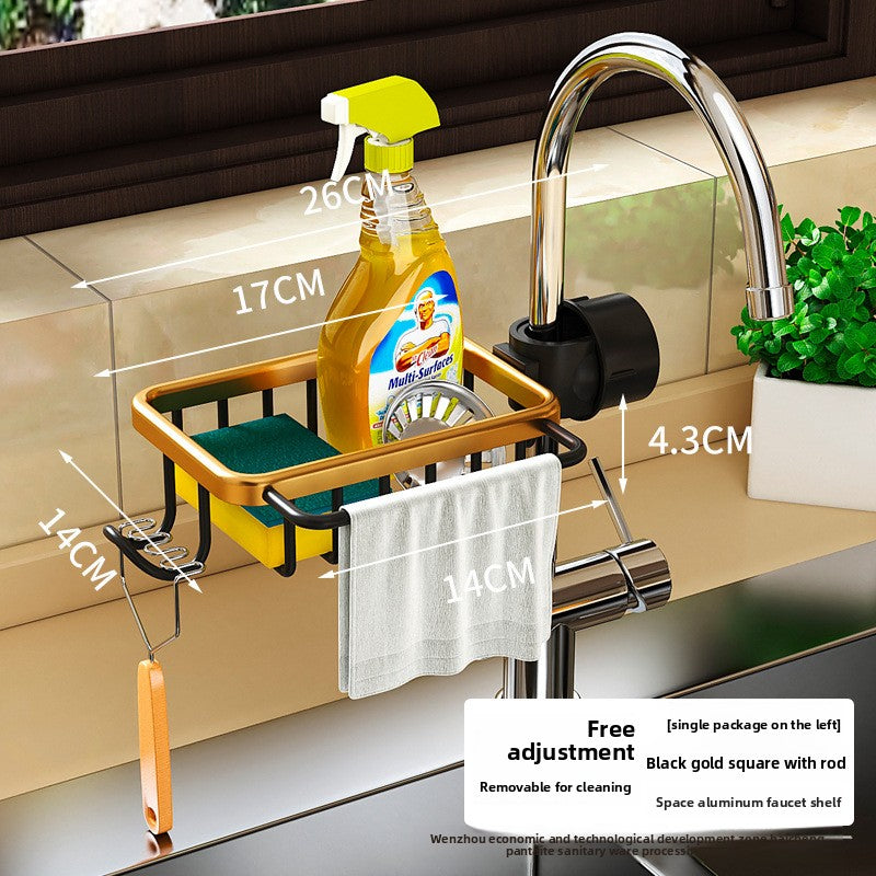 Wall Mount Kitchen Sink Drain Rack
