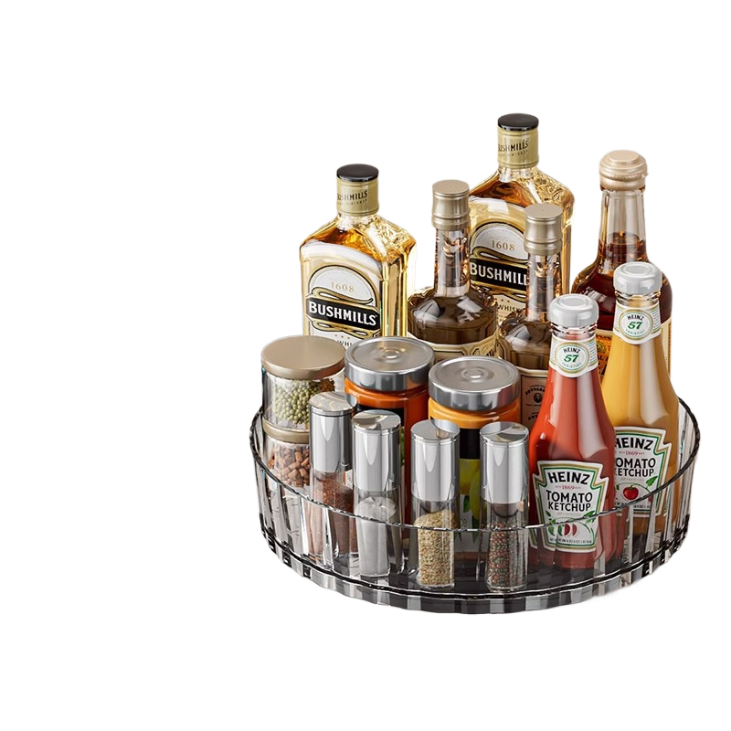 Rotating Kitchen Storage Rack for Seasoning Bottles