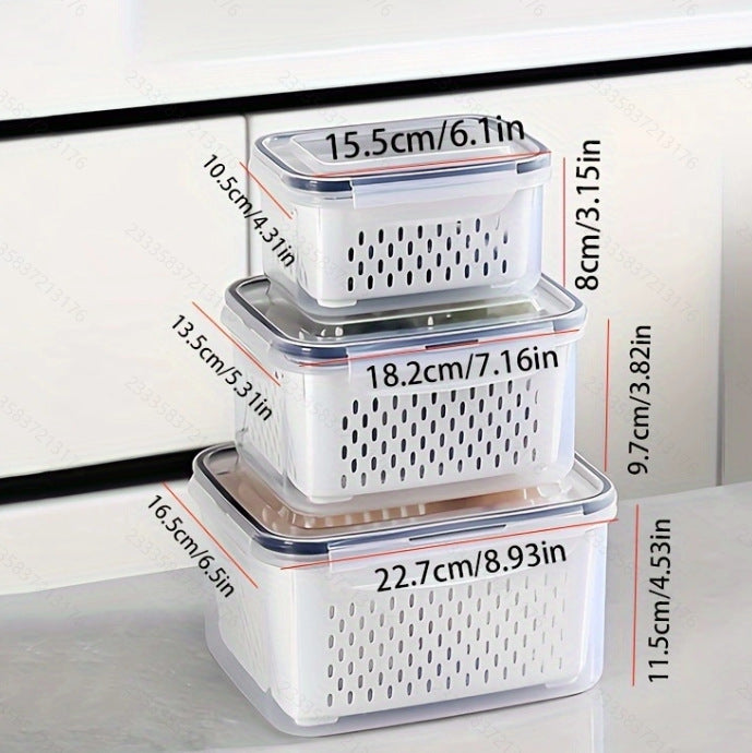 Kitchen Draining Storage Box Set